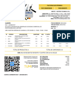 Factura Electrónica: Total de Productos: 5 Total de Cantidades: 35