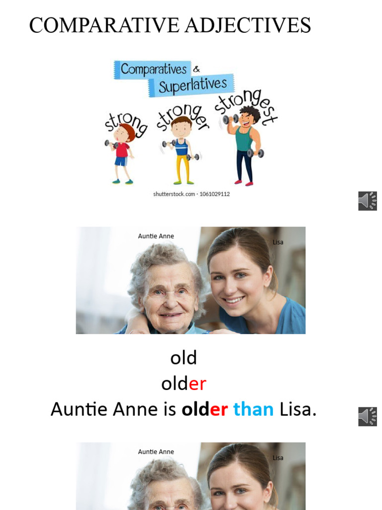 Comparative Adjectives Pdf