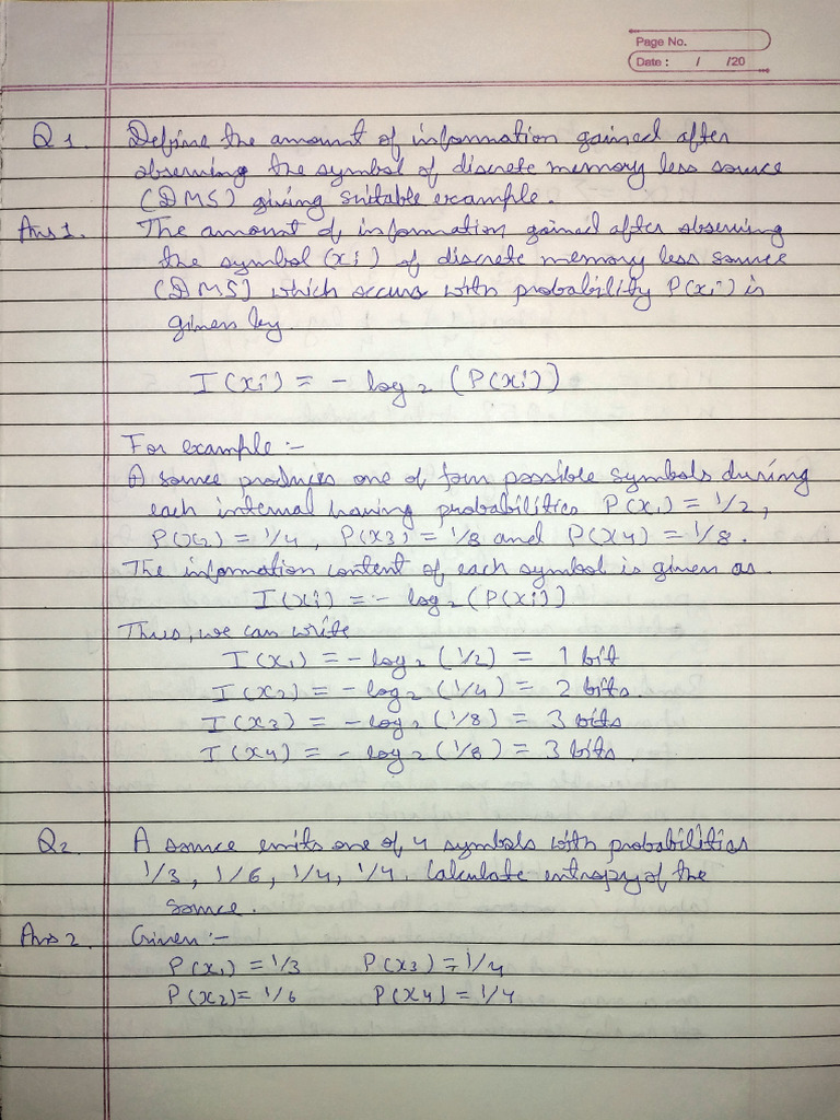 Itc Assignment 2 | PDF
