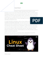 Linux Commands Cheat Sheet - Beginner To Advanced