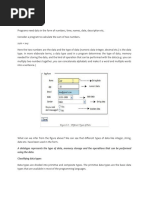 Data and Datatypes