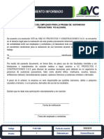 F SST 026 Consentimiento Informado