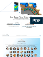 Applied CAx User Guide FEA of Bolted Joints Rev 0