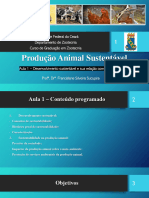 PAS - Aula 1 - Desenvolvimento Sustentável e Relação Com A Produção Animal