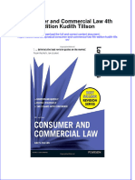 Consumer And Commercial Law 4Th Edition Kudith Tillson full chapter