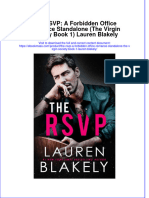 The RSVP A Forbidden Office Romance Standalone The Virgin Society Book 1 Lauren Blakely Ebook Full Chapter