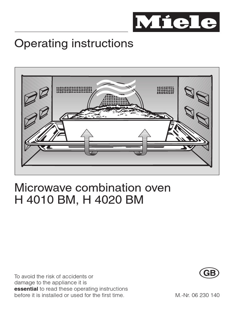 Miele combi oven manual PDF Oven Mains Electricity