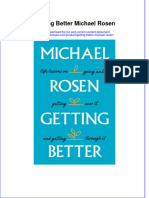 Getting Better Michael Rosen full chapter