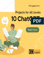 KDnuggets 10 ChatGPT Projects Cheat Sheet