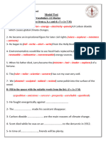 Model Test - Grade 8 (1) 2