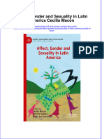 Affect Gender and Sexuality in Latin America Cecilia Macon Full Chapter