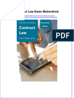 Contract Law Ewan Mckendrick Full Chapter