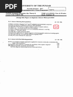 CHEM-406 (Past Papers)