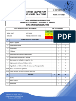 Inspeccion de Arnes 293