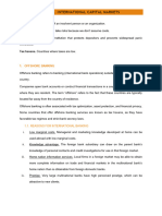 Tema 8. International Capital Markets and Regulations of International Banking