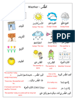 Spoken Arabic Weather