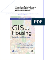 Gis And Housing Principles And Practices 1St Edition Laxmi Ramasubramanian full chapter