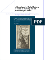 Conversion Narratives in Early Modern England Tales of Turning 1St Ed Edition Abigail Shinn Full Chapter