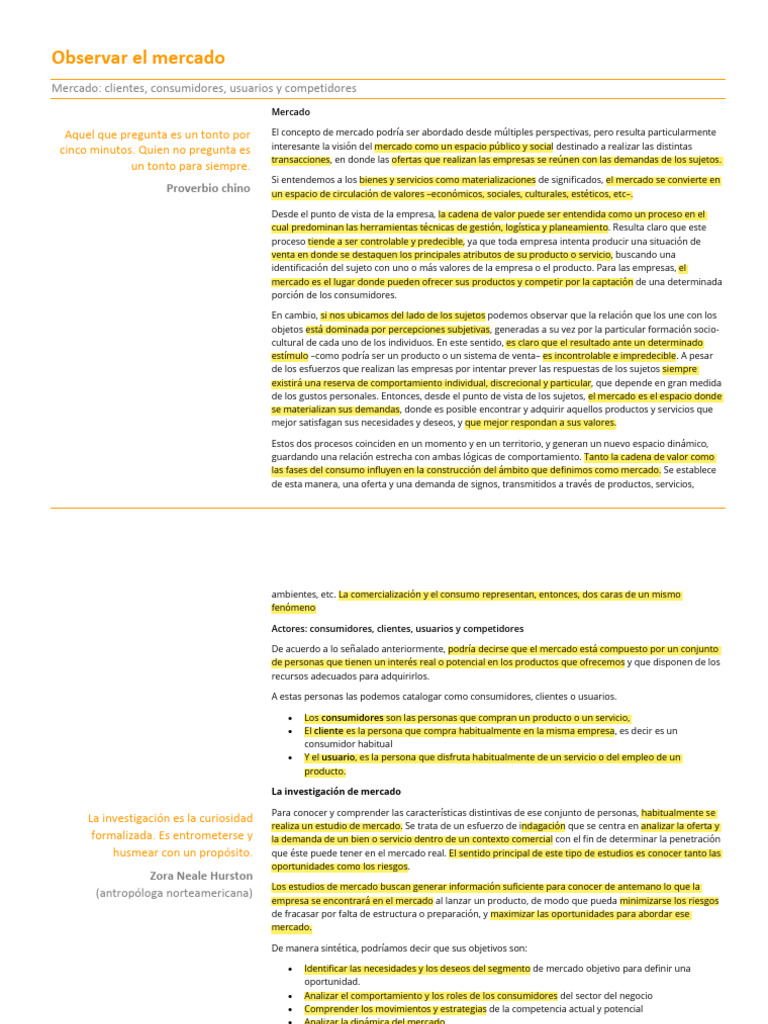 Análisis del Mercado y Comportamiento del Consumidor | PDF | Mercado ...