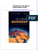 Global Business in The Age of Transformation Joshi Full Chapter