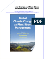 Global Climate Change and Plant Stress Management Mohammad Wahid Ansari Full Chapter