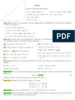 Ejercicios Resolución de EDOS Orden 1