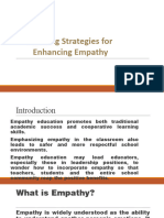 Teaching Strategies For Enhancing Empathy