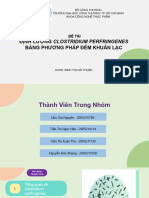 Định lượng Clostridium perfringens bằng phương pháp đếm khuẩn lạc