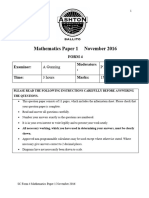 Grade 11 Paper 1 November 2016