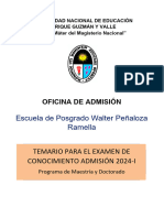 TEMARIO DE EXAMEN DE CONOCIMIENTO DE ADM EPG 2024-I