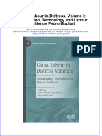 Global Labour in Distress Volume I Globalization Technology and Labour Resilience Pedro Goulart Full Chapter