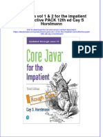 Core Java Vol 1 2 For The Impatient And Effective Pack 12Th Ed Cay S Horstmann full chapter