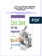 Core Java Vol 1 2 For The Impatient and Effective Pack 12Th Ed Cay S Horstmann Full Chapter