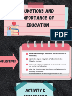 UCSP Q4 - Week 2 - Functions of Education