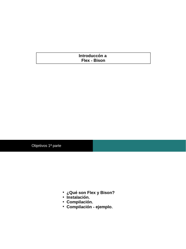 Introducción a Flex y Bison en C | PDF | Compilador | Analizando