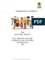 Plan de Formacion A Familia Jesus Del Monte