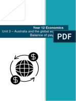 Yr12 Economics Balance of Payments