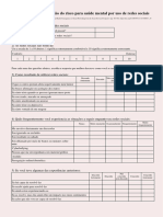 Cópia de Questionário de Avaliação Do Risco para Saúde Mental Por Uso de Redes Sociais