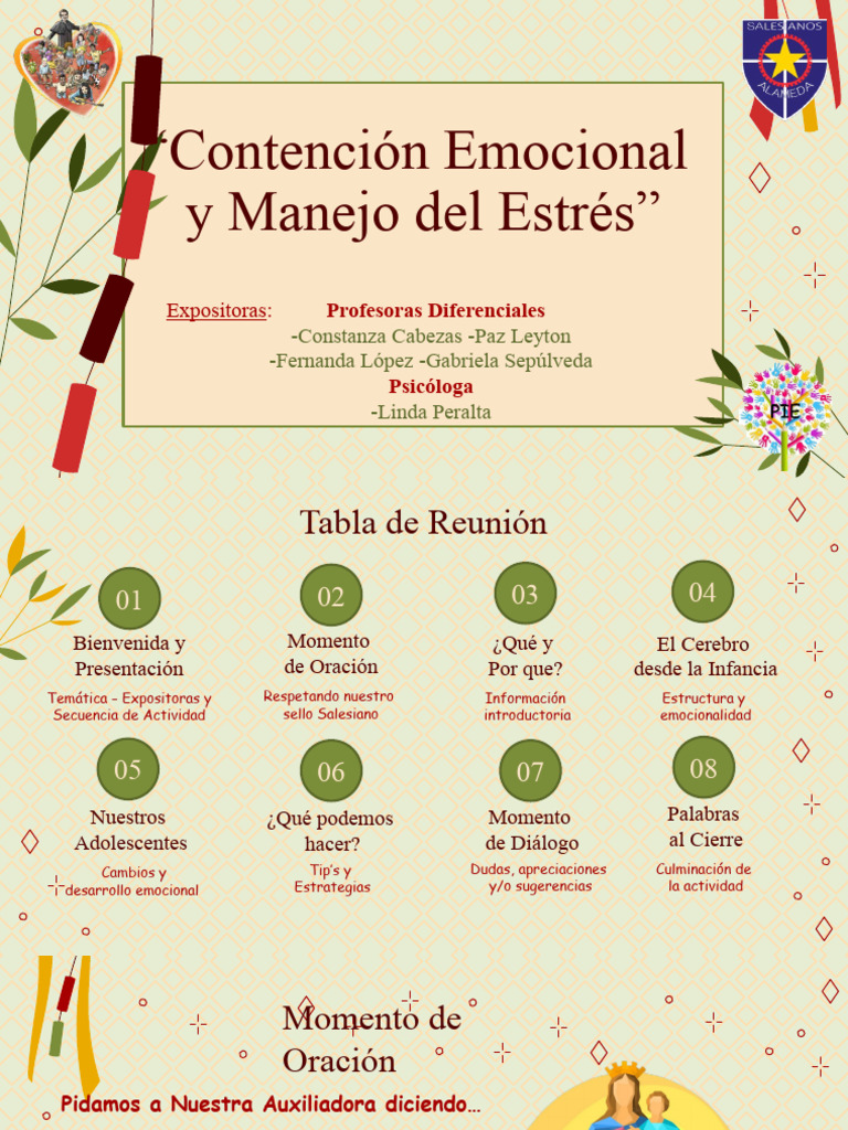 Taller para Padres PIE - 2022 | PDF | Las emociones | Cerebro