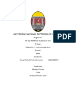 Cuadro Comparativo en Blanco