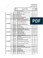 CSE (EVE) - Class Information - SPRING 2023