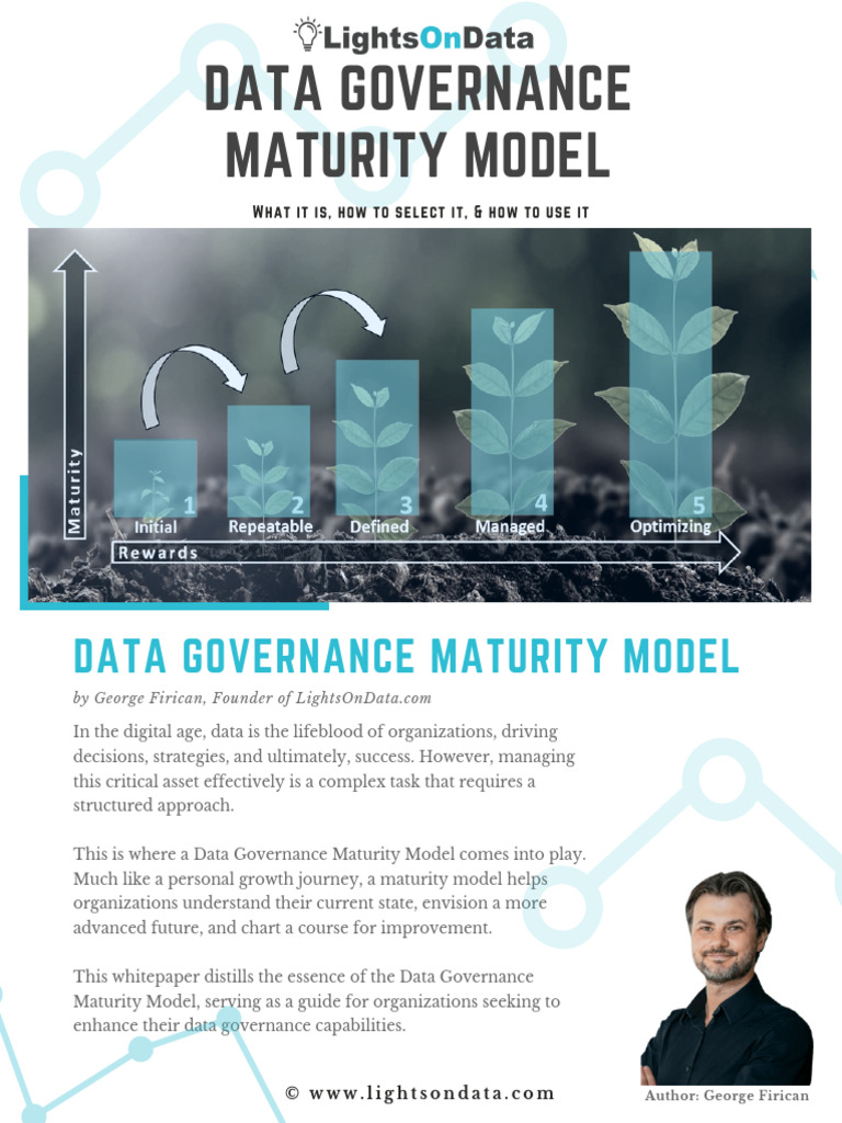 Data Governance Maturity Model Guide | PDF | Governance | Goal