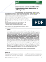 Dvorak-Structural Variation and Rates of Genome Evolution in Thegrass Family Seen Through Comparison of Sequences Ofgenomes Greatly Differing in Size