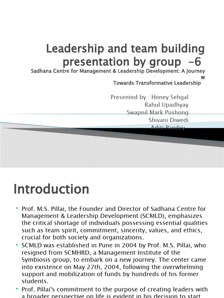 Leadership and Team Building | PDF | Master Of Business Administration ...