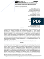 Neuropsicología e Intervención en Estudiantes Con Necesidades Educativas Especiales