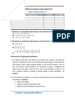 Tarea Domiciliaria #1 - Matemática Básica