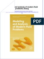 Modeling and Analysis of Modern Fluid Problems Zhang Download PDF Chapter