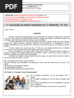 Avaliação de Artes 5º Ano - 1º Bimestre | PDF | Pichação | Arte de rua