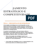 PLANEJAMENTO ESTRATÉGICO E COMPETITIVIDADE Aula 2