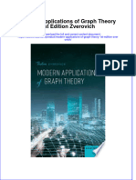 Modern Applications of Graph Theory 1St Edition Zverovich Download PDF Chapter